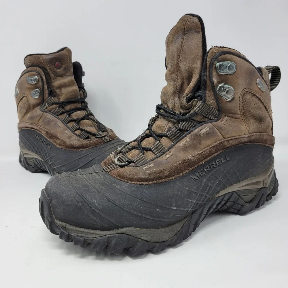 Merrell Isotherm 8 Waterproof Men's Size 8 Espresso‎ Hiking Boots